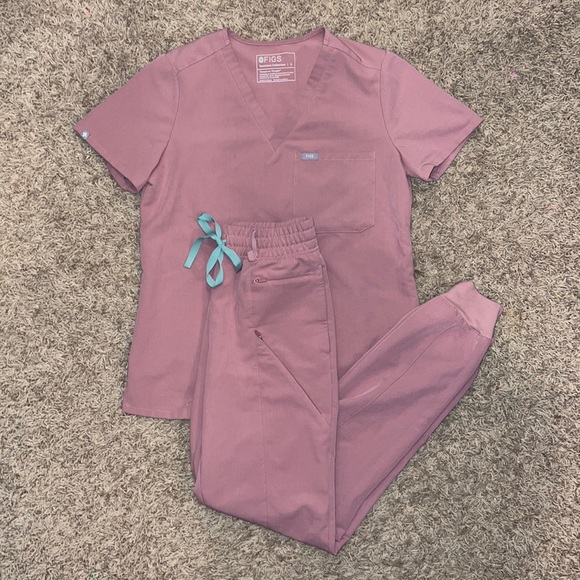 Figs Tops Mineral Mauve Figs Scrub Set Small S Tall Poshmark
